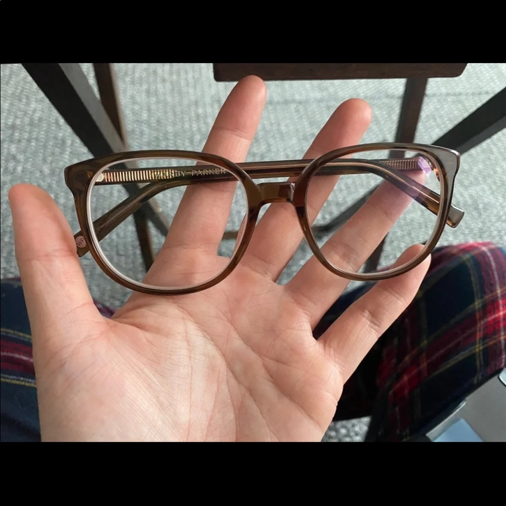 warby parker vintage brown glasses